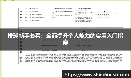 排球新手必看：全面提升个人能力的实用入门指南